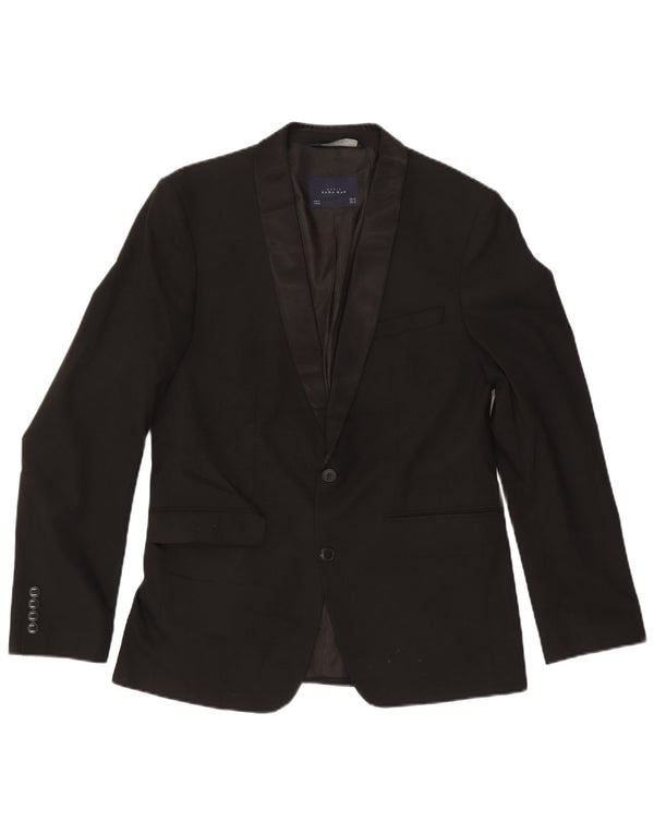 Zara Chaqueta tipo blazer de 2 botones para hombre EU 50 Medium Black