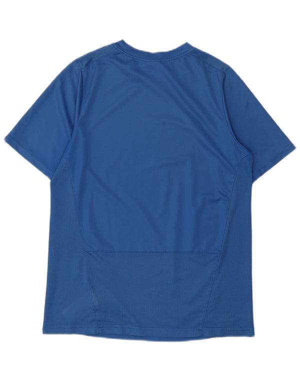 Nike Boys Dri Fit T-Shirt Top 13-14 Years XL Blue Polyester