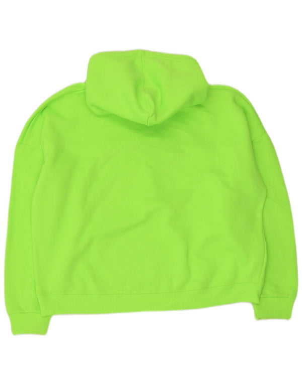 Gola Jersey con capucha y gráfico de corte extragrande para mujer UK 40 XL Verde moteado
