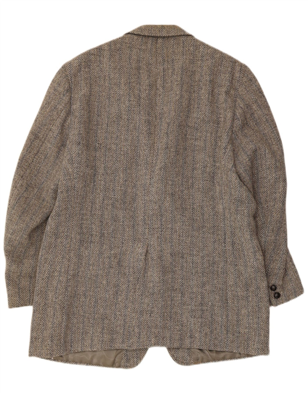 Hunter Haig Chaqueta tipo blazer Harris Tweed para hombre Reino Unido 38 Gris medio Espiga