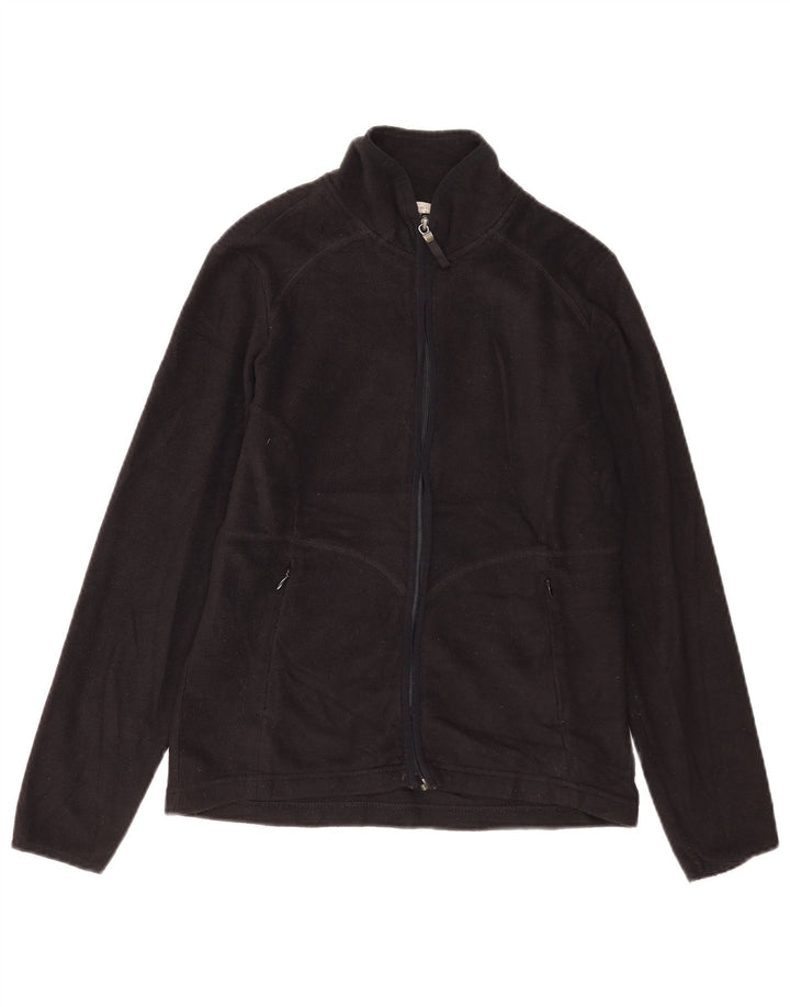 Marks & Spencer Chaqueta polar extragrande para mujer UK 10 Small Poliéster negro