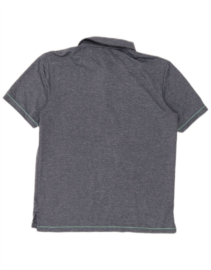 Adidas Polo De Golf Para Hombre Pequeño Poliéster Azul