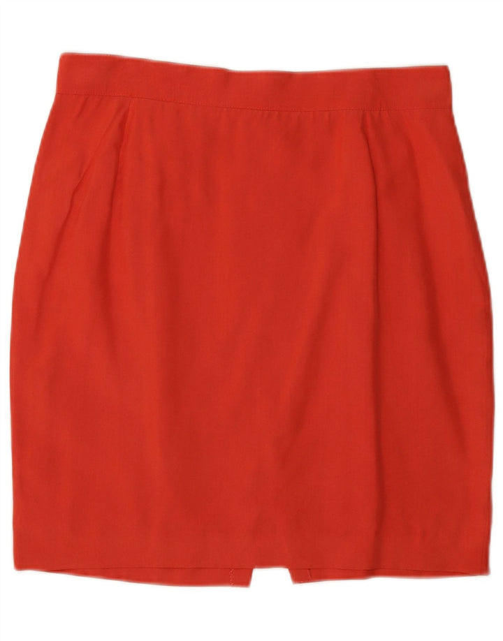 Falda lápiz vintage para mujer W30 rojo medio
