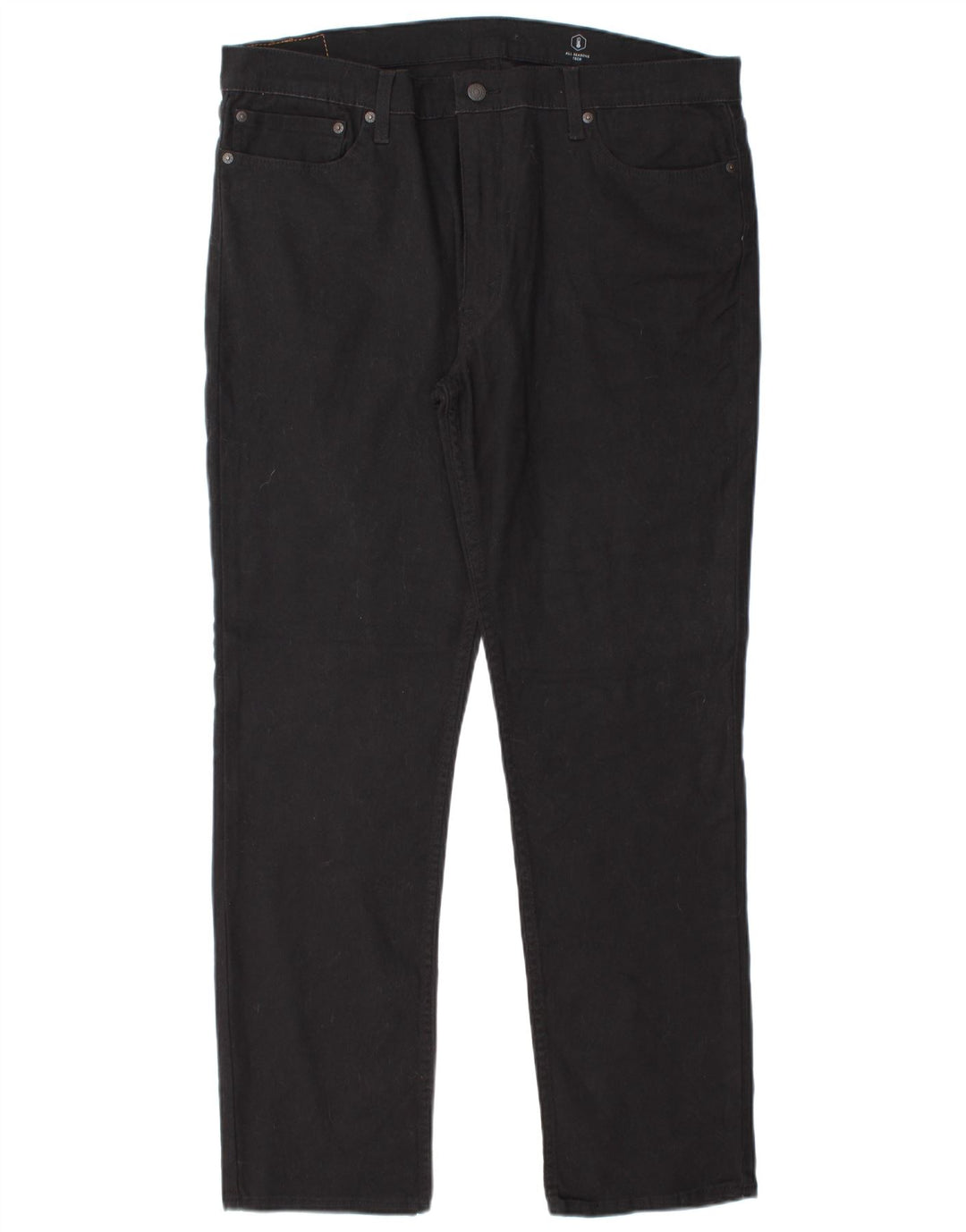 Levi's Hombre 511 Slim Jeans W38 L32 Algodón Negro