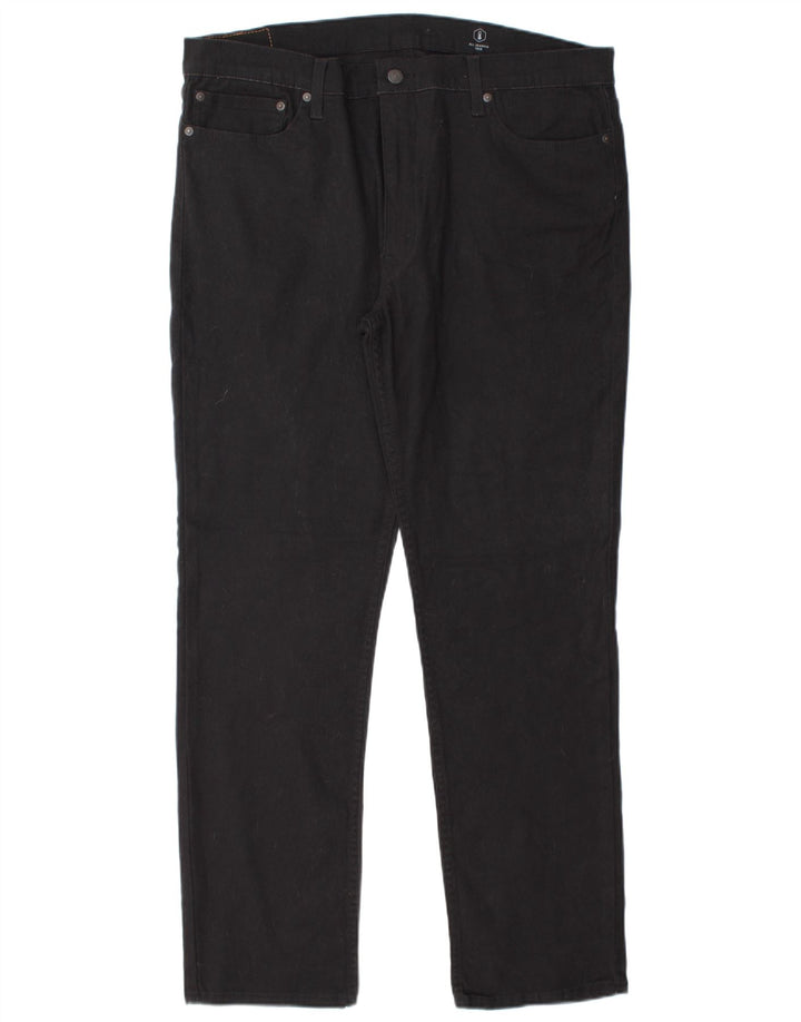 Levi's Hombre 511 Slim Jeans W38 L32 Algodón Negro