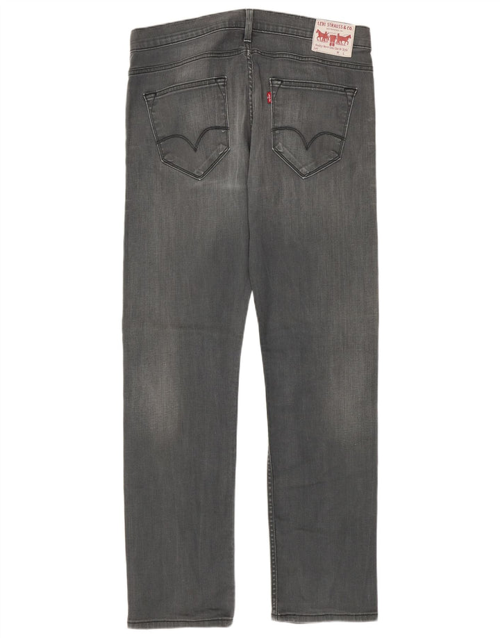 Vaqueros rectos Levi's para hombre W36 L34 Algodón gris