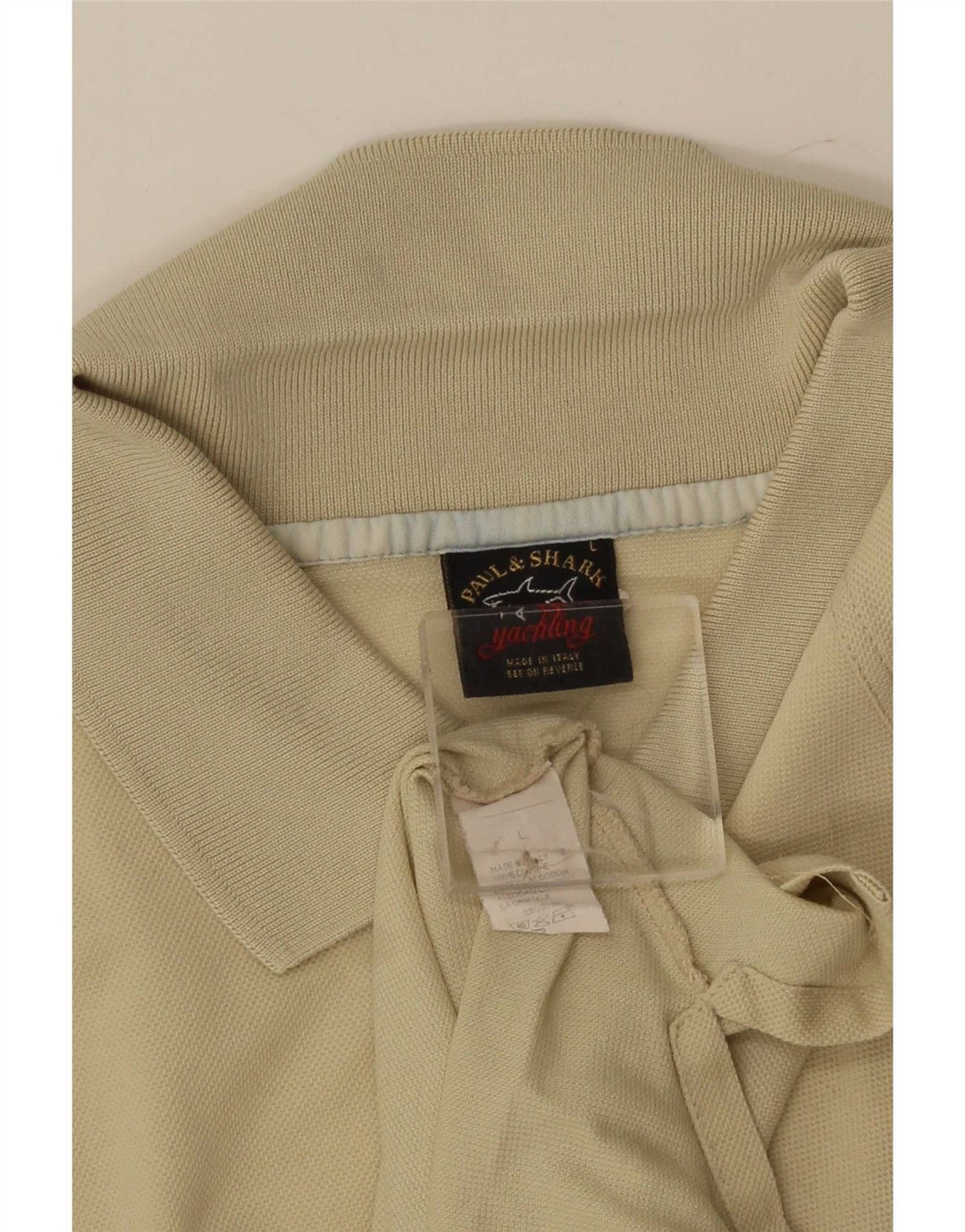 Polo Paul & Shark Hombre Grande Algodón Beige