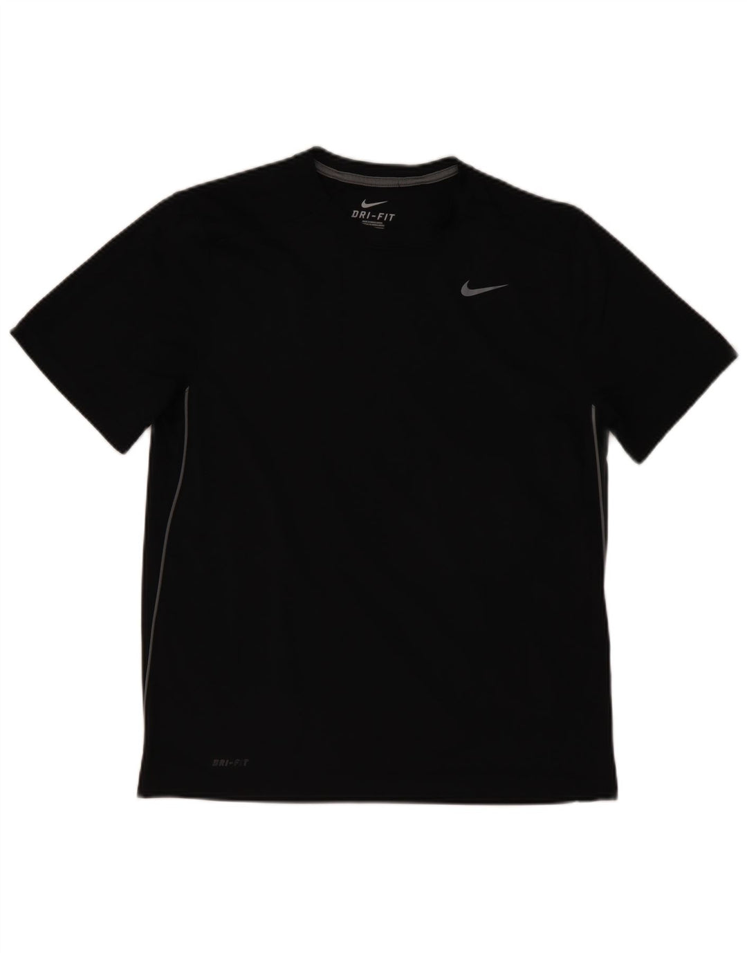 NIKE Camiseta Dri Fit para Hombre Top Grande Poliéster Negro