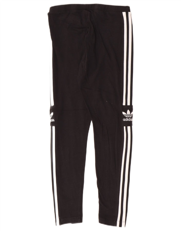 Adidas Leggings gráficos para mujer Reino Unido 12 Algodón negro mediano