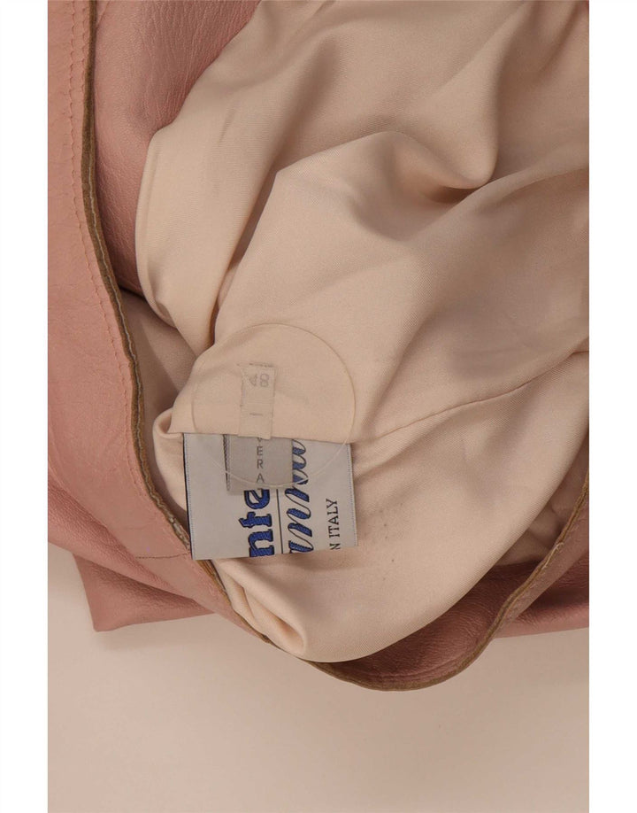 Wanted Chaqueta de cuero para mujer IT 48 XL Rosa