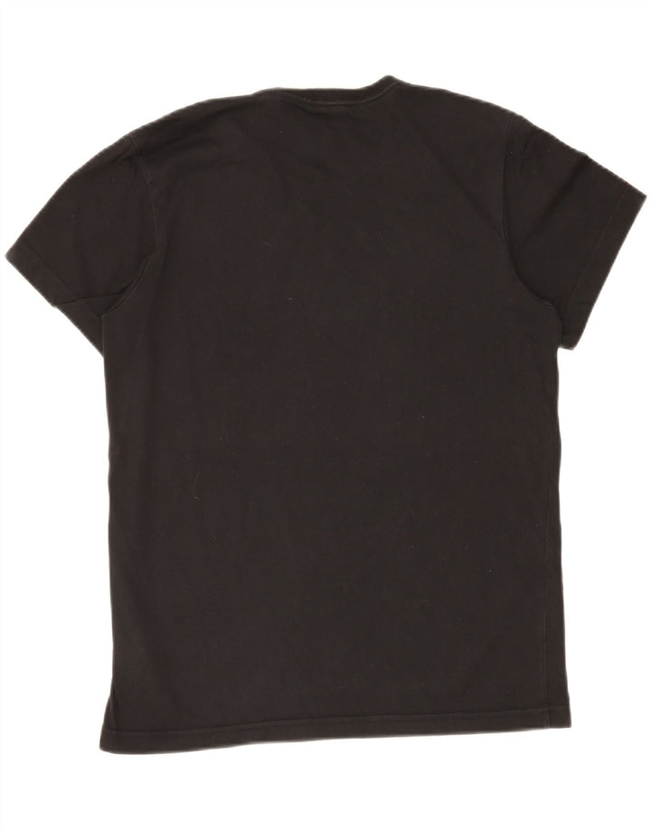 ADIDAS Camiseta gráfica para hombre Top Mediano Algodón negro