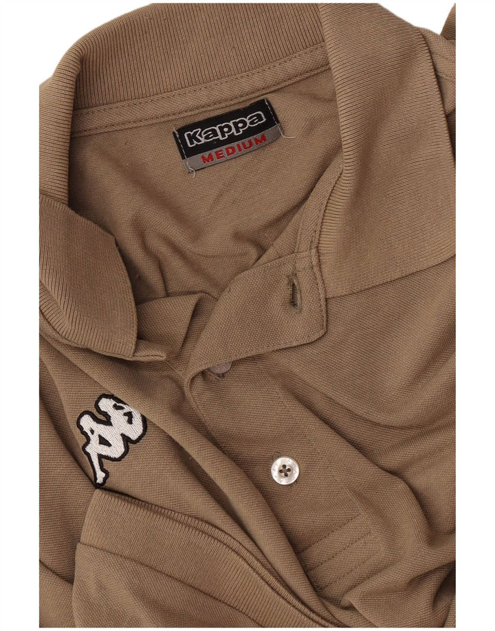 Polo Kappa Hombre Marrón Medio
