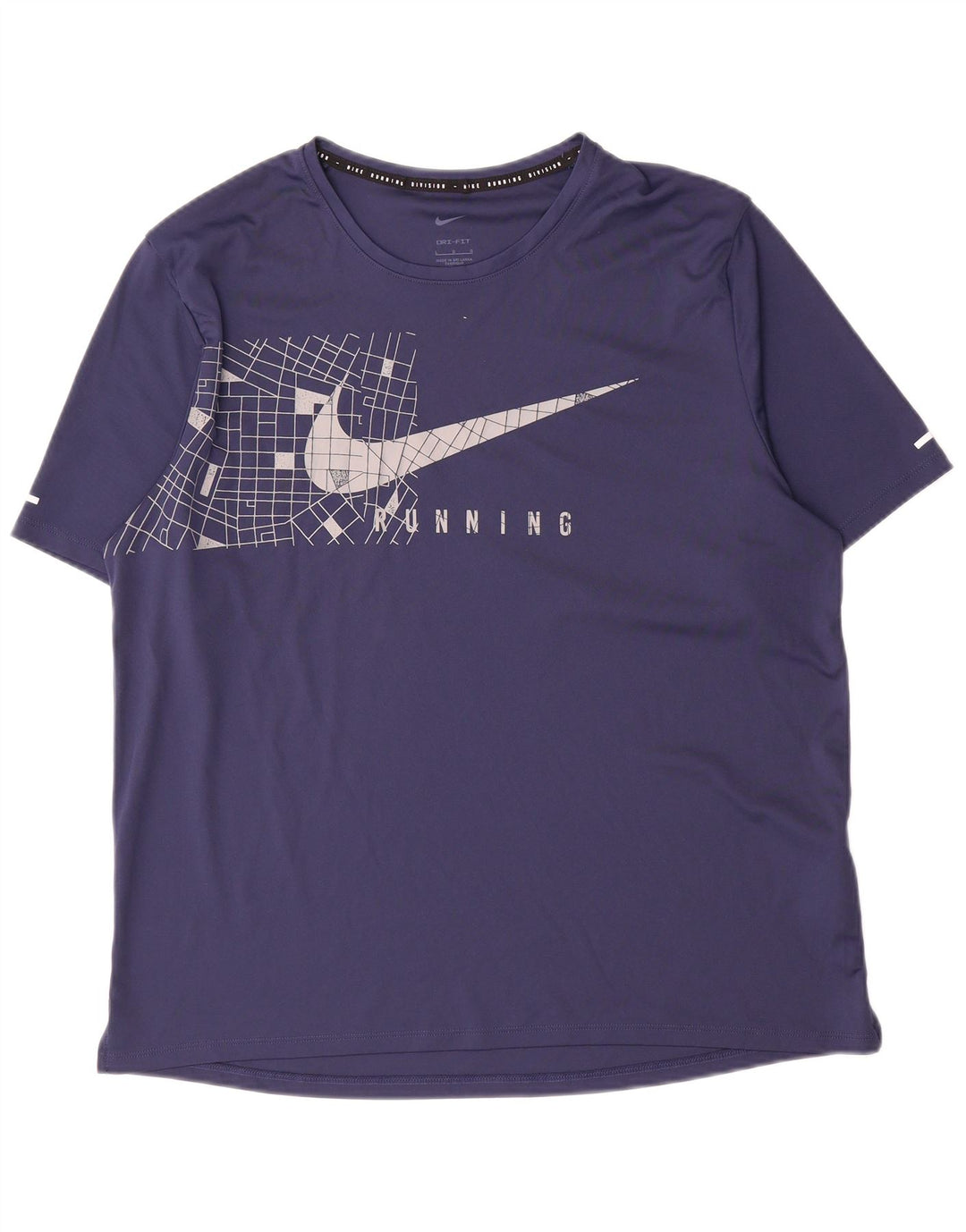 Nike - Camiseta gráfica para hombre, talla grande, azul marino, poliéster