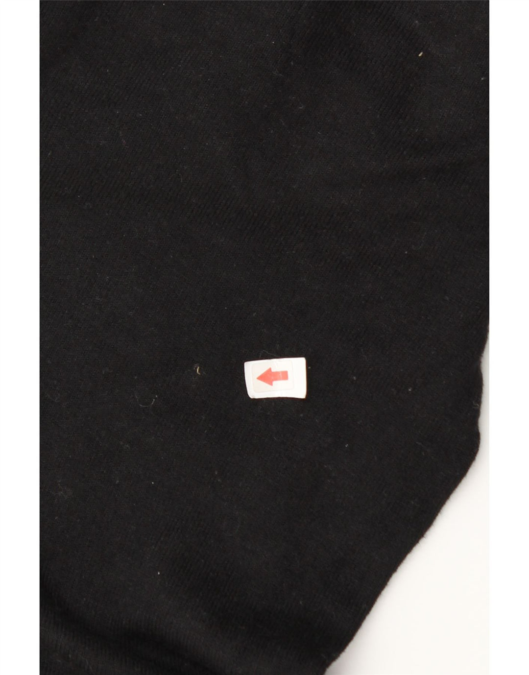 Zara - Jersey con cuello en V para mujer, talla 40, tamaño mediano, rayón negro