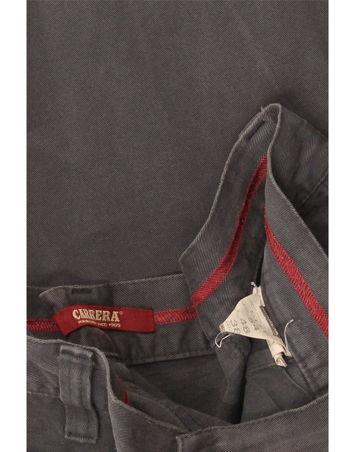 Pantalones cargo rectos para hombre Carrera W38 L31 Algodón gris