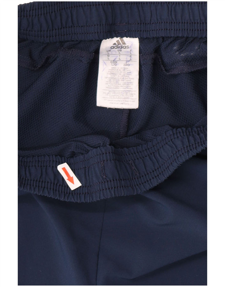 Adidas Mens Climalite Sport Shorts Grande Azul Marino Poliéster
