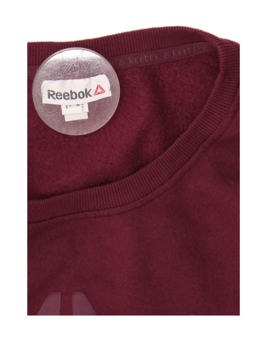 REEBOK Mens Graphic Sweatshirt Jumper XL Burgundy Vintage Reebok and Second-Hand Reebok from Messina Hembry 