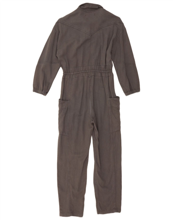 Zara Mono Denim Niña 11-12 Años Gris