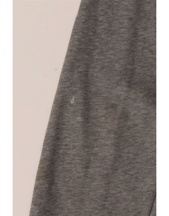 Gant Sudadera con capucha y cremallera para hombre, talla pequeña, algodón gris