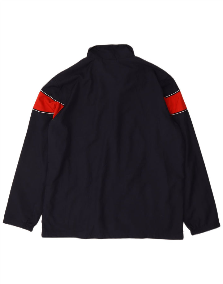 Jako Hombre Chándal Top Chaqueta XL Azul Marino Colorblock Poliéster
