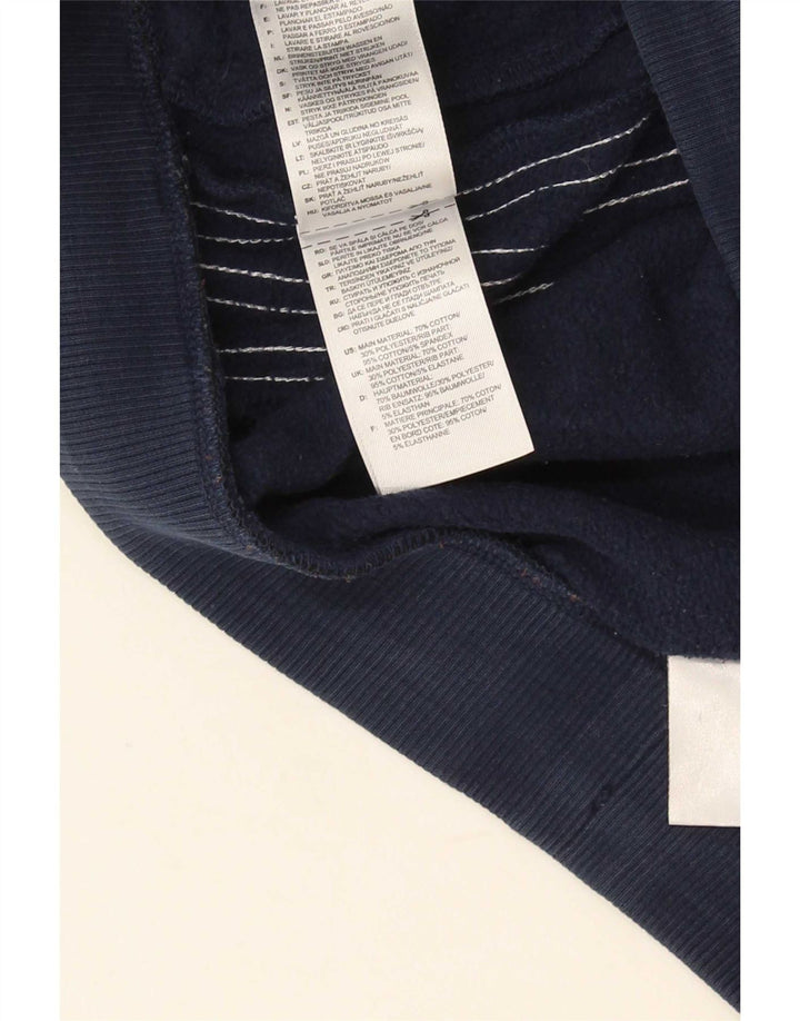 Adidas Pantalones cortos deportivos gráficos para hombre Algodón azul marino mediano
