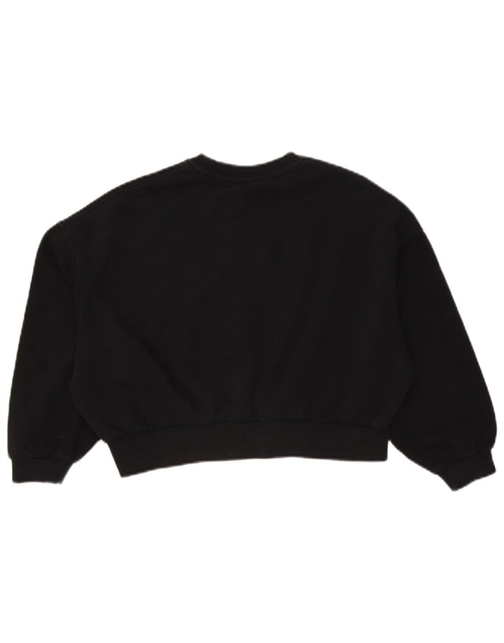 Nike - Sudadera corta extragrande para niñas de 10 a 11 años, talla mediana, color negro