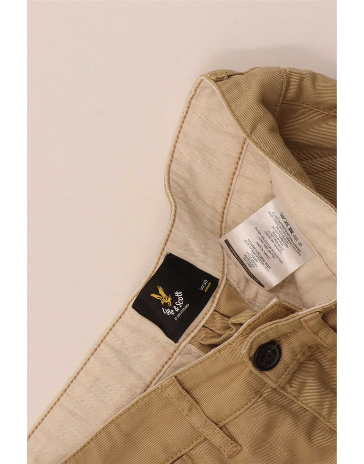 Pantalones cortos chinos Lyle & Scott para hombre W30 Algodón beige medio