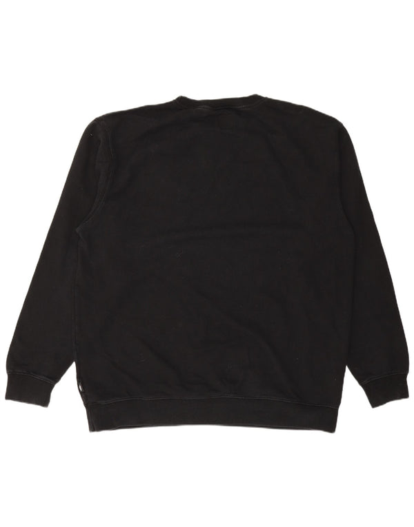 VANS Sudadera gráfica para hombre Jumper 2XL Algodón negro