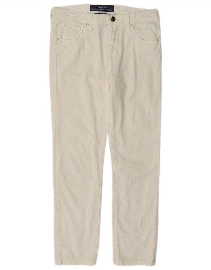 Jacob Cohen Pantalones informales ajustados para mujer W27 L26 Blanco
