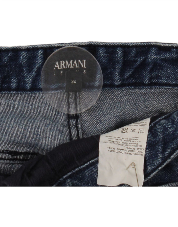 ARMANI Vaqueros Slim Hombre W34 L32 Algodón Azul