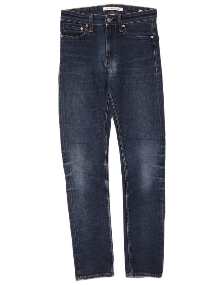 Calvin Klein Jeans ajustados para hombre W28 L32 Algodón azul