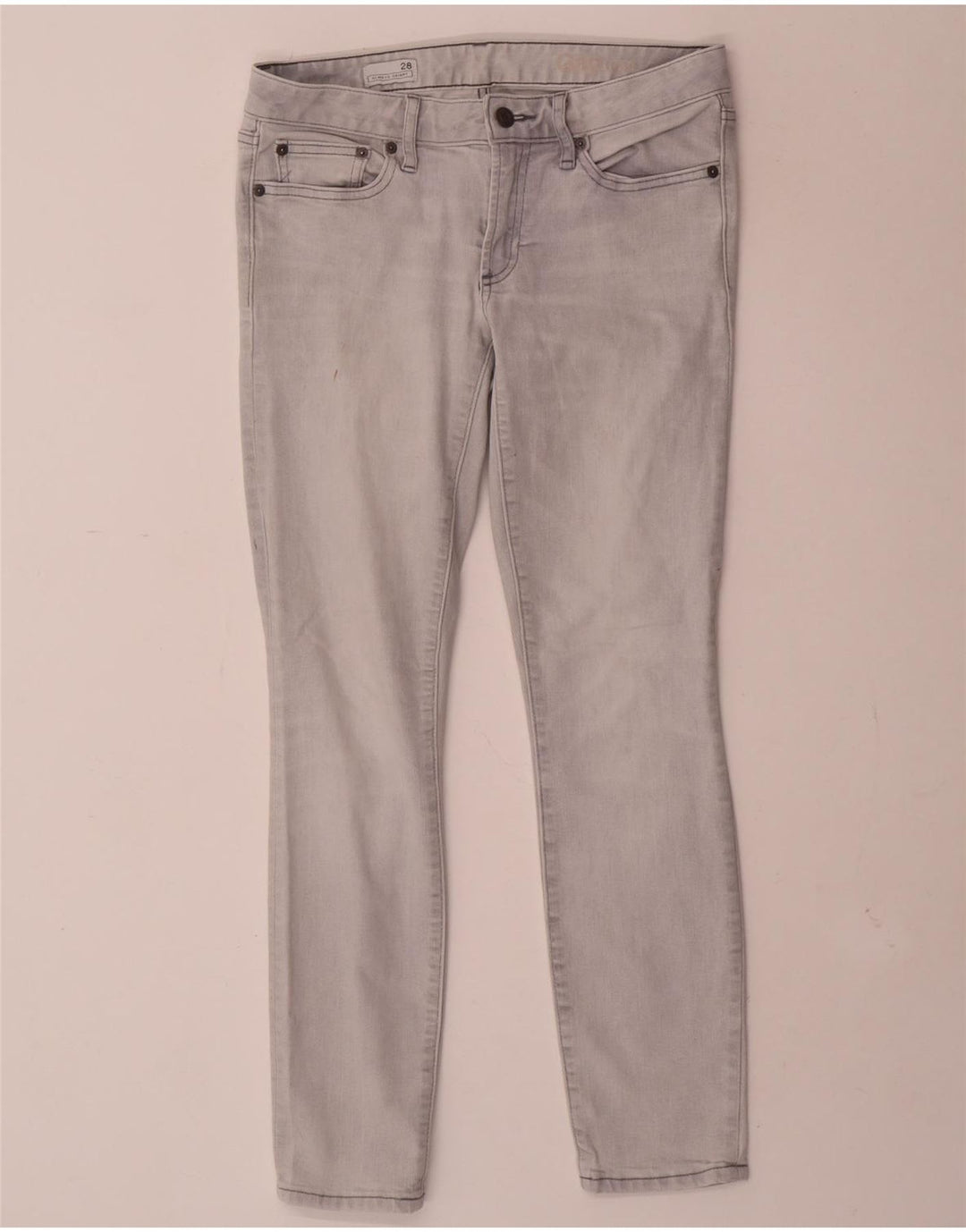 Vaqueros pitillo para mujer Gap W28 L28 Algodón gris