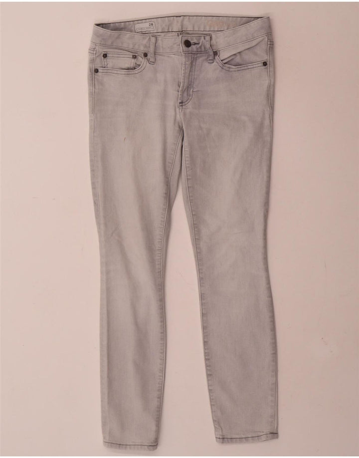 Vaqueros pitillo para mujer Gap W28 L28 Algodón gris