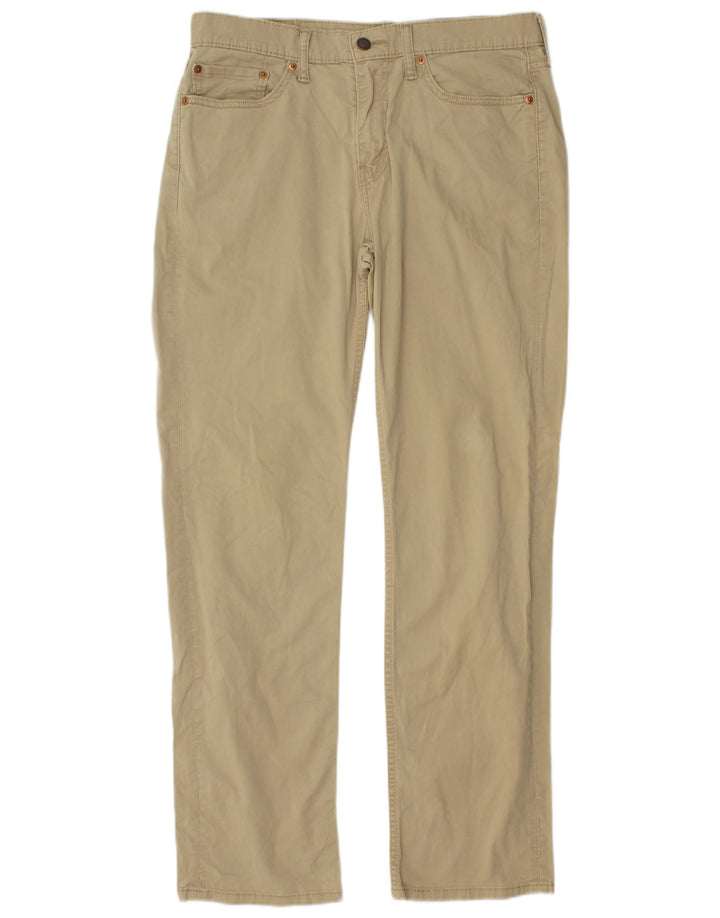 LEVI'S Pantalón chino recto para hombre W32 L32 Algodón beige