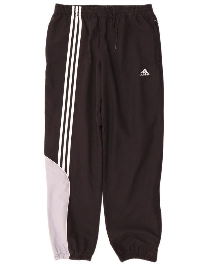 ADIDAS Pantalones de chándal para hombre Joggers UK 40/42 Medium Black Colourblock