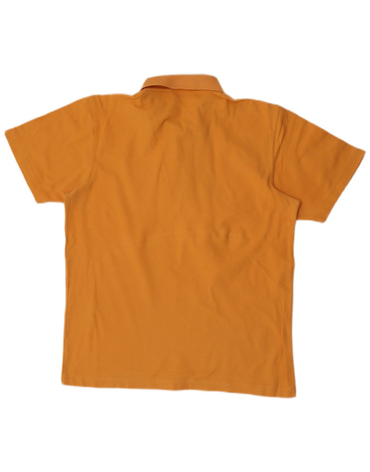 Polo Carrera Hombre Algodón Amarillo Medio