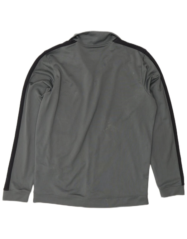 Under Armour Chaqueta de chándal de corte regular con diseño color block en gris medio para hombre