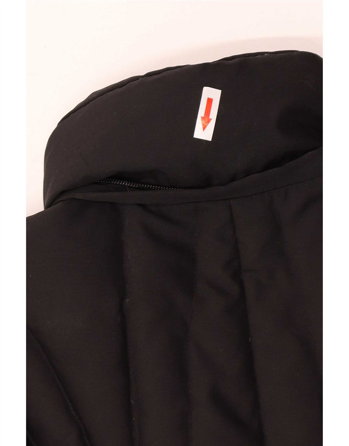 Sergio Tacchini Abrigo acolchado para mujer IT 46 Grande Negro