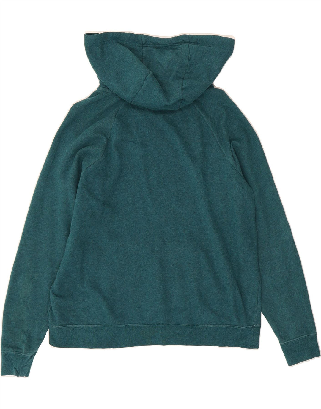 NIKE Womens Oversized Hoodie Jumper UK 14 Medium Green Cotton Vintage Nike and Second-Hand Nike from Messina Hembry 