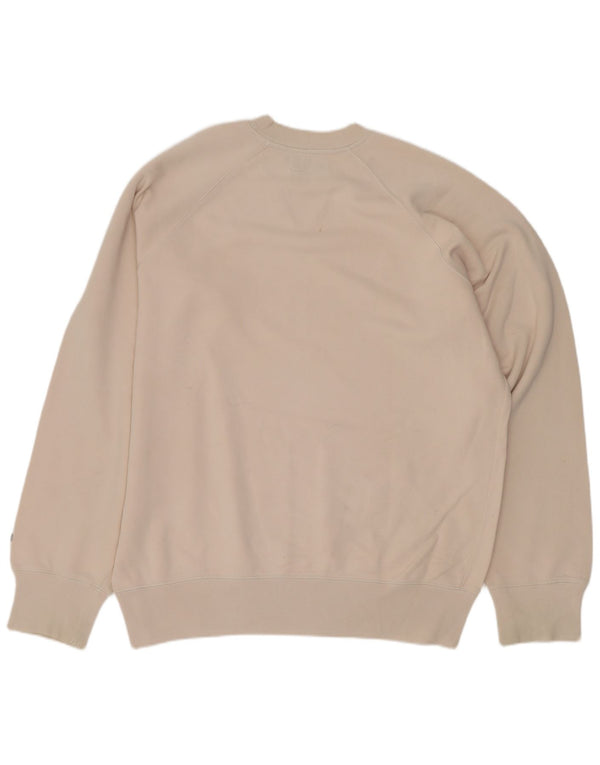 Gas Hombre Sudadera Gráfica Jumper Medium Off White Algodón