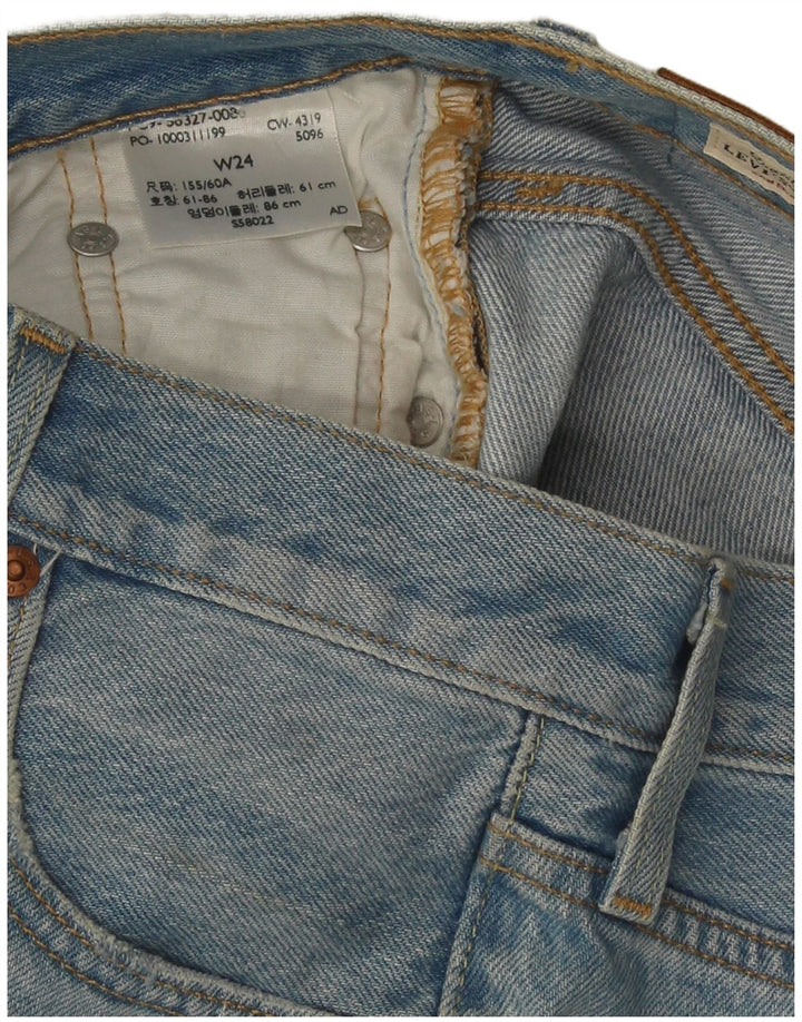 Levi's Mujer 501 Shorts De Mezclilla W24 XS Azul
