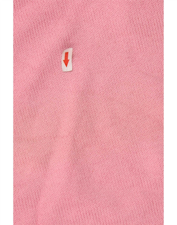 Marks & Spencer - Jersey de cuello redondo para hombre, color azul, talla grande, color rosa