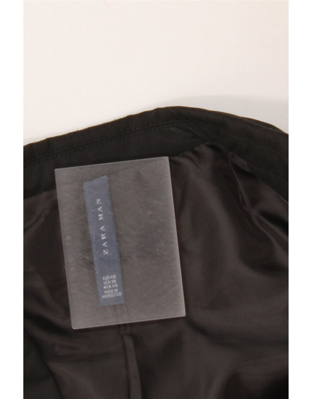 ZARA Chaqueta tipo blazer de 2 botones para hombre EU 48 Medium Black