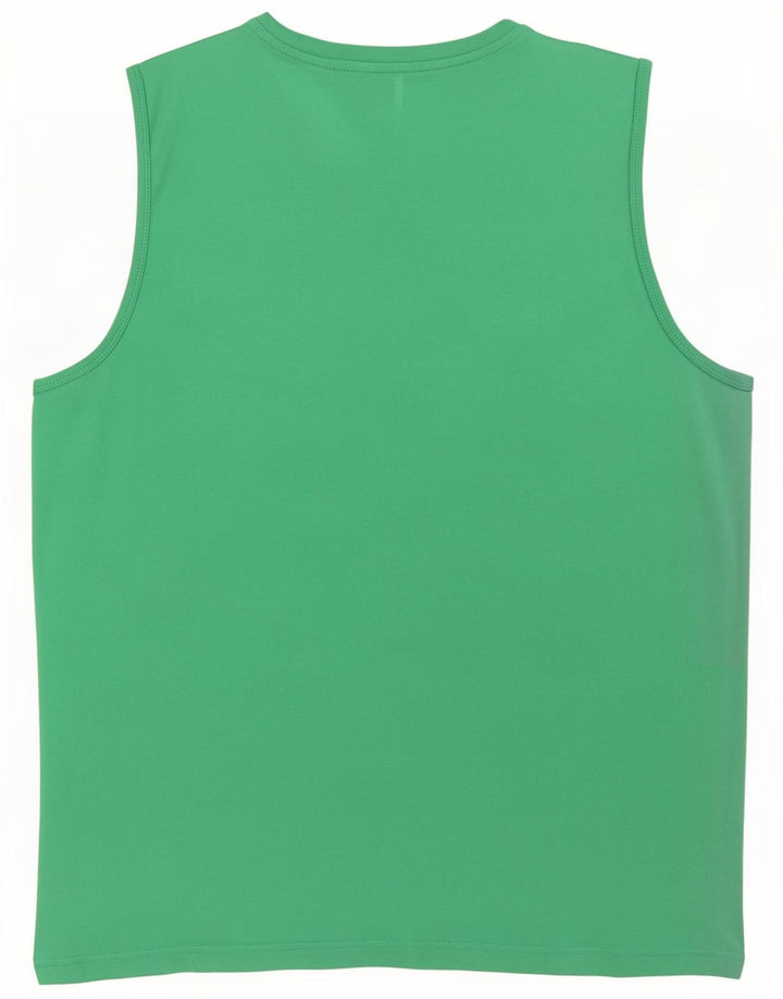 Puma Hombre Gráfico Chaleco Top Grande Verde