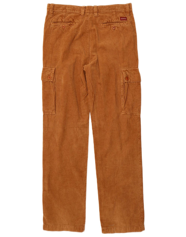 Carrera Pantalones cargo de pana para hombre IT 50 Large W34 L33 Algodón marrón