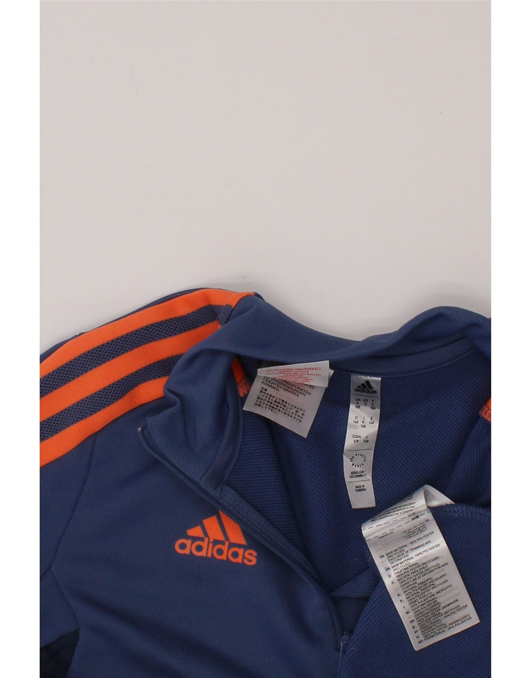 Adidas Chicos Manchester United Jersey Chándal Top 9-10 Años Azul