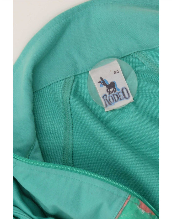 Chaqueta superior de chándal C&A Rodeo para mujer IT 44 Medium Blue Colourblock