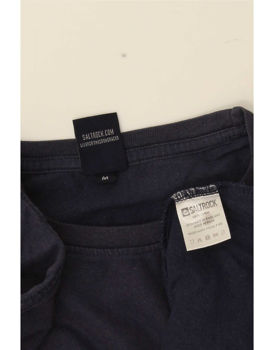 Saltrock Camiseta gráfica para hombre Top Medium Azul marino Algodón