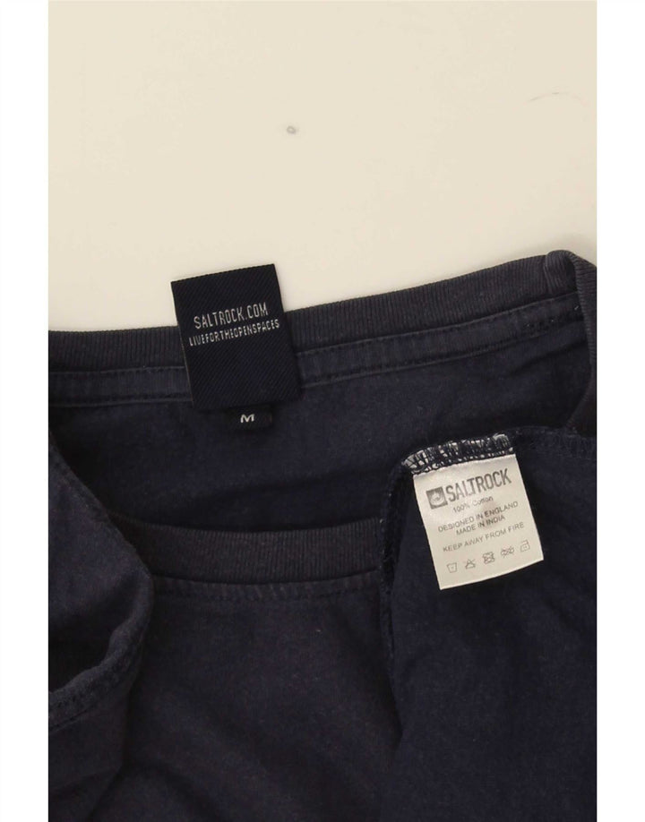 Saltrock Camiseta gráfica para hombre Top Medium Azul marino Algodón