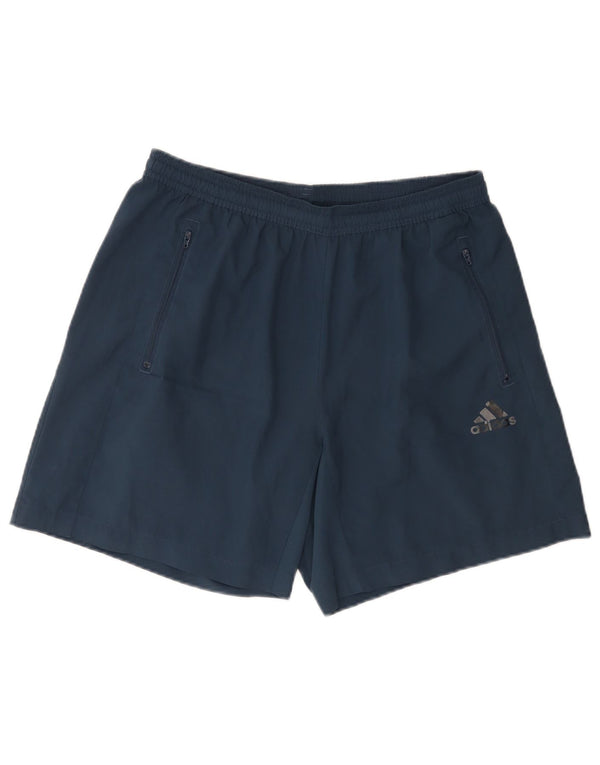 Adidas Mens Aeroready Sport Shorts Grande Azul Marino Poliéster